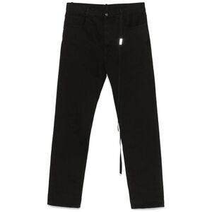 Ann Demeulemeester Black Denim - Regular & Straight-Leg Jeans Men